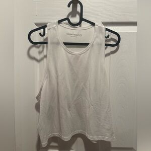 Outdoor Voices White ThinkFast Mesh Tank Size Large